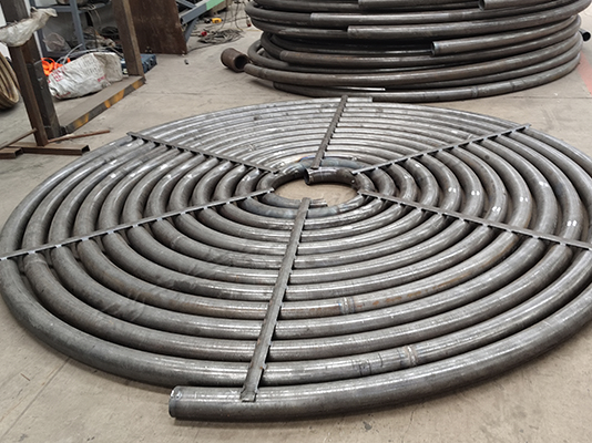 ?108×6mm厚 扁平蚊香盤(pán)管加工